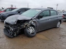 Salvage cars for sale at Chicago Heights, IL auction: 2018 Nissan Sentra S
