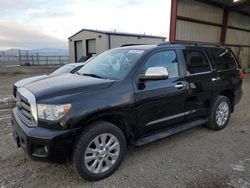 Salvage cars for sale at Helena, MT auction: 2016 Toyota Sequoia Platinum