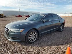 Salvage cars for sale from Copart Phoenix, AZ: 2015 Audi A6 Premium
