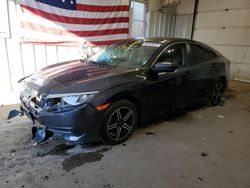 Salvage cars for sale from Copart Lyman, ME: 2018 Honda Civic LX
