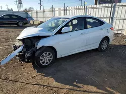 Salvage cars for sale at Dyer, IN auction: 2014 Hyundai Accent GLS