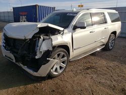 Salvage cars for sale at Greenwood, NE auction: 2015 Cadillac Escalade ESV Premium