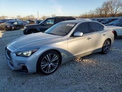 Salvage cars for sale at Franklin, WI auction: 2019 Infiniti Q50 Luxe