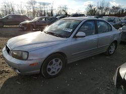 Salvage cars for sale from Copart Baltimore, MD: 2002 Hyundai Elantra GLS