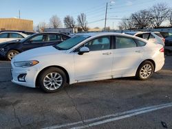 Salvage cars for sale at Moraine, OH auction: 2020 Ford Fusion Titanium