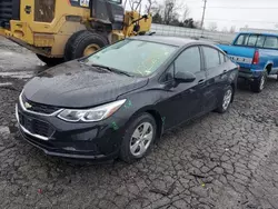 Chevrolet Cruze LS Vehiculos salvage en venta: 2017 Chevrolet Cruze LS