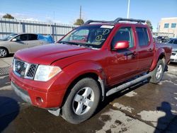 Salvage cars for sale from Copart Littleton, CO: 2007 Nissan Frontier Crew Cab LE