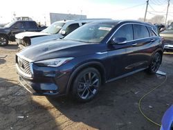 Salvage cars for sale at Chicago Heights, IL auction: 2019 Infiniti QX50 Essential