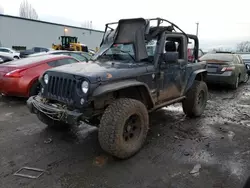 Salvage cars for sale from Copart Portland, OR: 2015 Jeep Wrangler Sahara