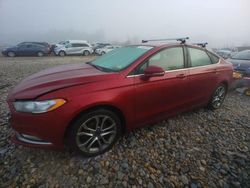 Ford Fusion salvage cars for sale: 2017 Ford Fusion SE