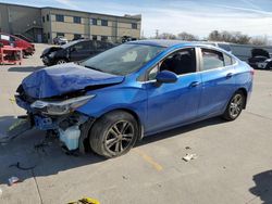 Chevrolet salvage cars for sale: 2017 Chevrolet Cruze LT