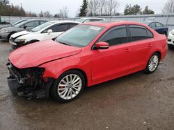 Salvage cars for sale from Copart Bowmanville, ON: 2012 Volkswagen Jetta SE