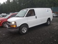 Salvage trucks for sale at Graham, WA auction: 2017 Chevrolet Express G2500