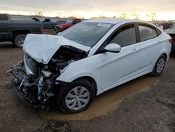 Salvage cars for sale at Kansas City, KS auction: 2017 Hyundai Accent SE