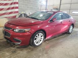 Salvage cars for sale at Columbia, MO auction: 2017 Chevrolet Malibu LT