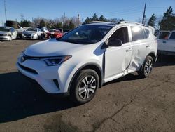 Salvage cars for sale at Brighton, CO auction: 2018 Toyota Rav4 LE