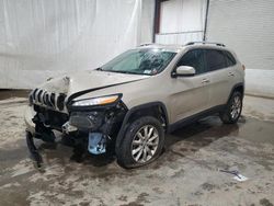 Salvage cars for sale from Copart Central Square, NY: 2014 Jeep Cherokee Limited