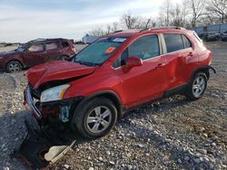 Chevrolet salvage cars for sale: 2015 Chevrolet Trax 1LT