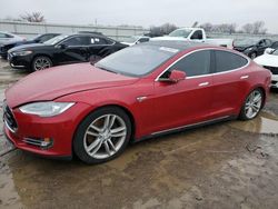 Salvage cars for sale from Copart Kansas City, KS: 2016 Tesla Model S