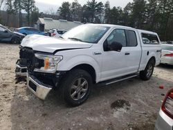 Salvage cars for sale from Copart West Warren, MA: 2019 Ford F150 Super Cab