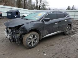 Salvage cars for sale at Center Rutland, VT auction: 2022 Nissan Murano S