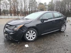 Salvage cars for sale from Copart Austell, GA: 2020 Toyota Corolla LE