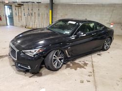 Salvage Cars with No Bids Yet For Sale at auction: 2019 Infiniti Q60 Pure