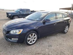Salvage cars for sale at Houston, TX auction: 2017 Volvo V60 T5 Premier