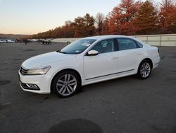 Salvage cars for sale at Brookhaven, NY auction: 2017 Volkswagen Passat SE