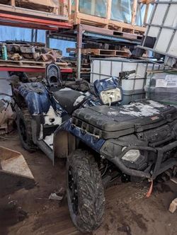 Salvage motorcycles for sale at London, ON auction: 2021 Polaris Sportsman Touring 850