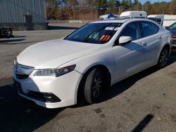 Salvage cars for sale from Copart Exeter, RI: 2016 Acura TLX