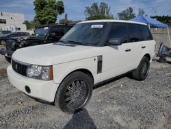 Land Rover salvage cars for sale: 2007 Land Rover Range Rover HSE