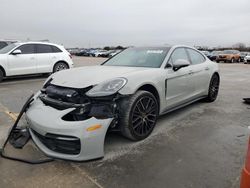 Salvage cars for sale from Copart Grand Prairie, TX: 2021 Porsche Panamera Base