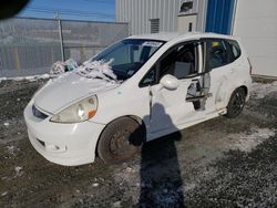 Salvage cars for sale from Copart Elmsdale, NS: 2008 Honda FIT Sport