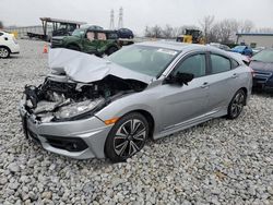 Salvage cars for sale at Barberton, OH auction: 2016 Honda Civic EX