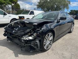 Salvage cars for sale from Copart Opa Locka, FL: 2015 Maserati Ghibli