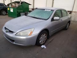 Honda Accord Vehiculos salvage en venta: 2003 Honda Accord LX