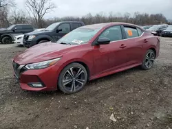 Salvage cars for sale at Des Moines, IA auction: 2021 Nissan Sentra SR