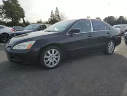 Salvage cars for sale from Copart San Martin, CA: 2007 Honda Accord SE