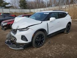 Salvage cars for sale from Copart Davison, MI: 2019 Chevrolet Blazer 1LT