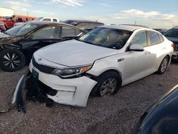 Salvage cars for sale from Copart Tucson, AZ: 2016 KIA Optima LX