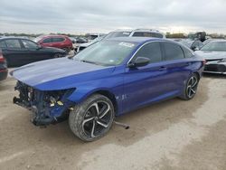 Salvage cars for sale at San Antonio, TX auction: 2022 Honda Accord Sport