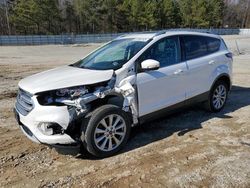 Ford salvage cars for sale: 2017 Ford Escape Titanium