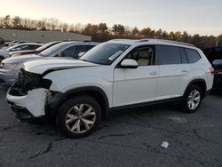 Salvage cars for sale from Copart Exeter, RI: 2018 Volkswagen Atlas SE