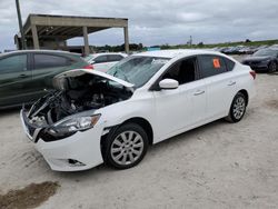 Salvage cars for sale from Copart West Palm Beach, FL: 2019 Nissan Sentra S