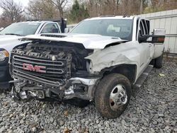 Buy Salvage Trucks For Sale now at auction: 2018 GMC Sierra C3500 SLT