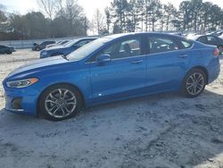 Salvage cars for sale at Loganville, GA auction: 2020 Ford Fusion SEL