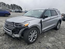 Salvage cars for sale at Loganville, GA auction: 2021 Ford Explorer Limited