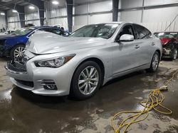 Salvage cars for sale at Ham Lake, MN auction: 2015 Infiniti Q50 Base