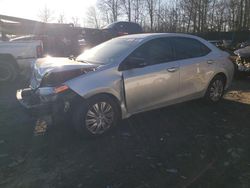 Salvage cars for sale from Copart Waldorf, MD: 2019 Toyota Corolla L